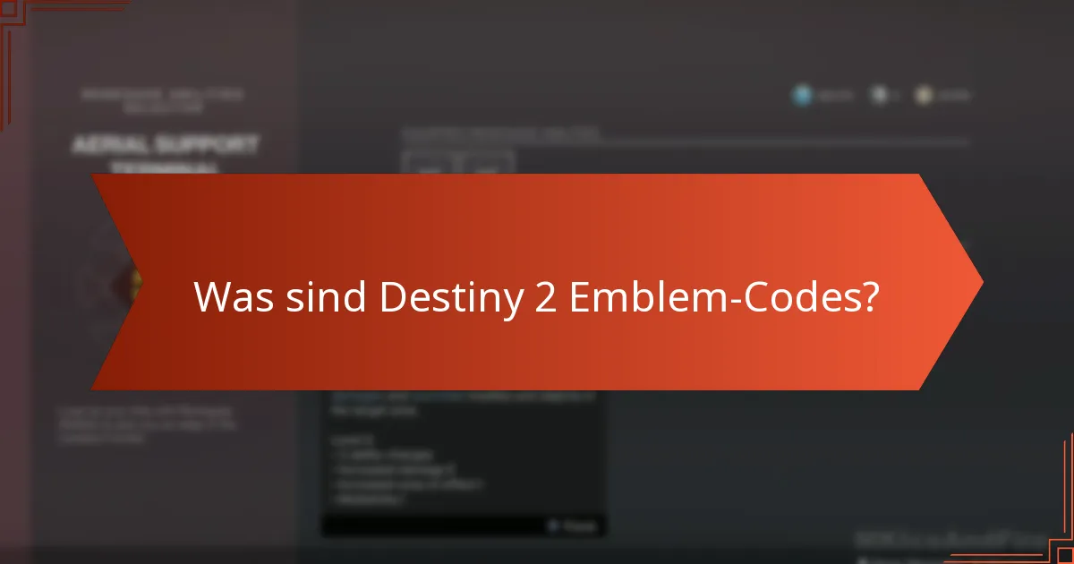 Wie können Spieler Destiny 2 Emblem-Codes einlösen?