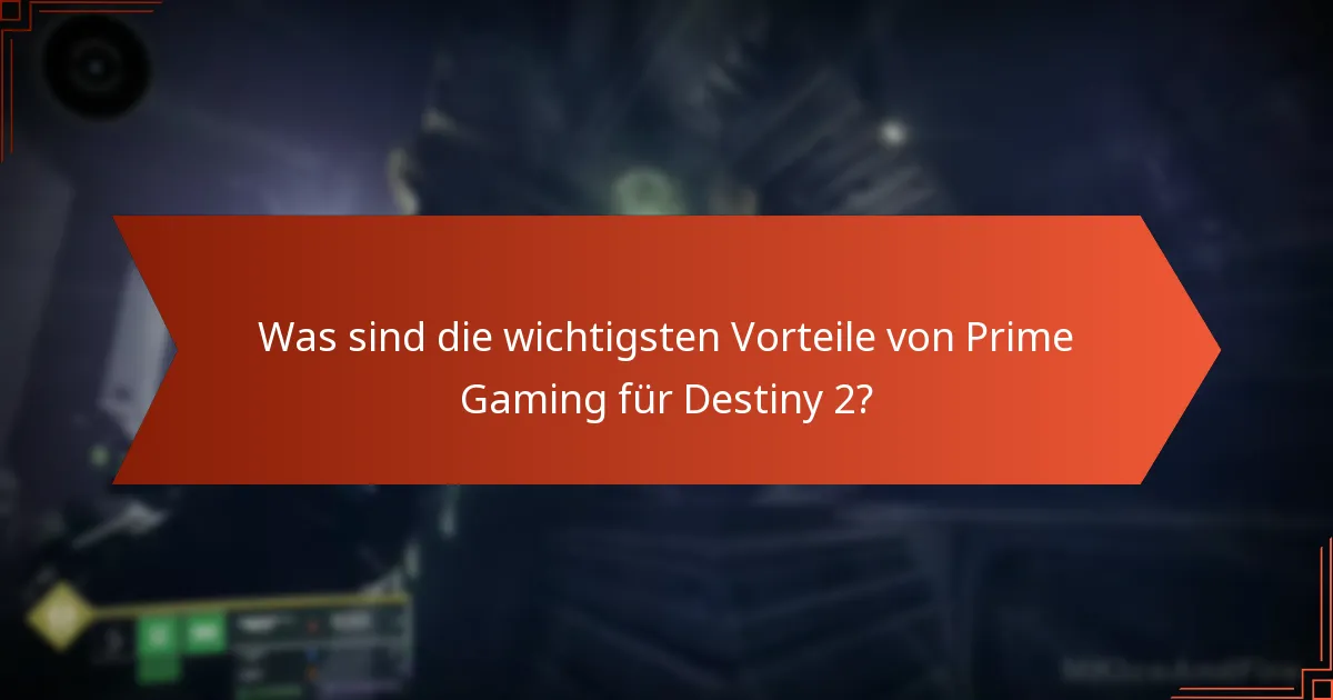 Wie löst man Prime Gaming-Belohnungen in Destiny 2 ein?