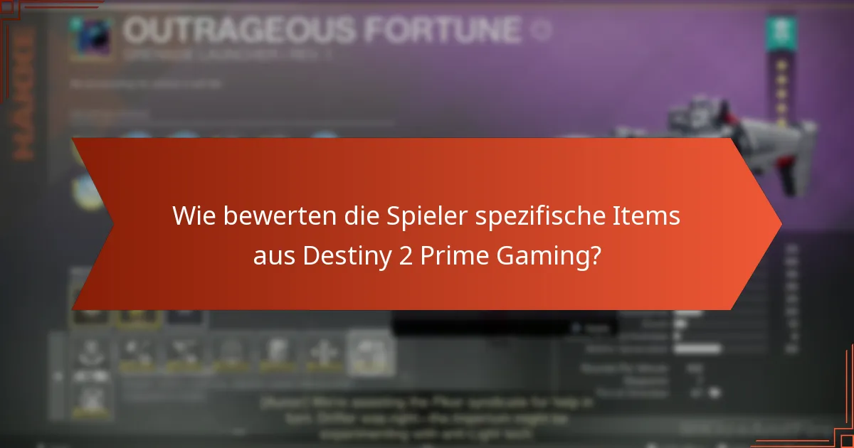 Wie hoch ist das allgemeine Zufriedenheitsniveau mit den Destiny 2 Prime Gaming-Angeboten?
